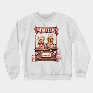 My Golden Retriever Is My Valentine Crewneck Sweatshirt